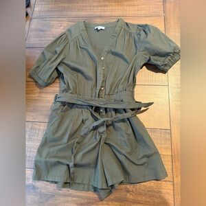 Luxology Olive Green Romper